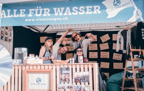Viva con Agua bei Events & Festivals! Dein Einsatz für sauberes Trinkwasser.