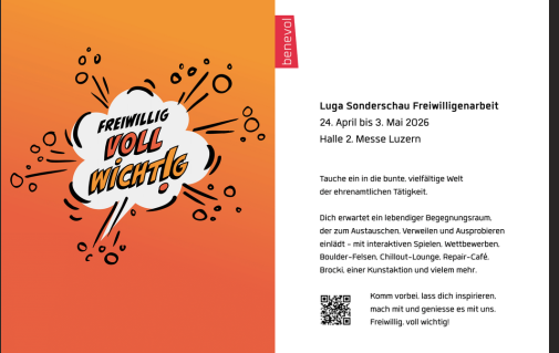 2. Swiss Volunteers Day LUGA 2026